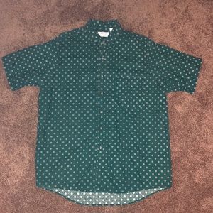 Large short sleeve button down